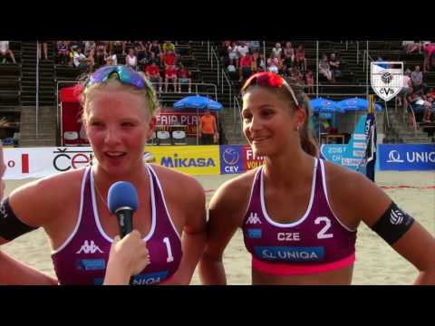 Beachvolejbalový pár Štochlová/Maixnerová vítězi ME U18