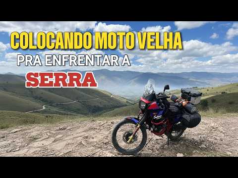Fui conhecer uma serra em Santa Catarina, de moto velha - EP 1 #nx350