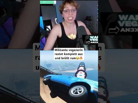 Militante veganerin rastet komplett aus und brüllt rum🔥😂 #militanteveganerin#vegan #lustig #clips