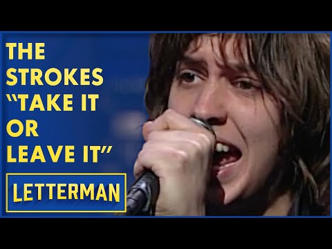 The Strokes - "Take It Or Leave It" (2002) | David Letterman