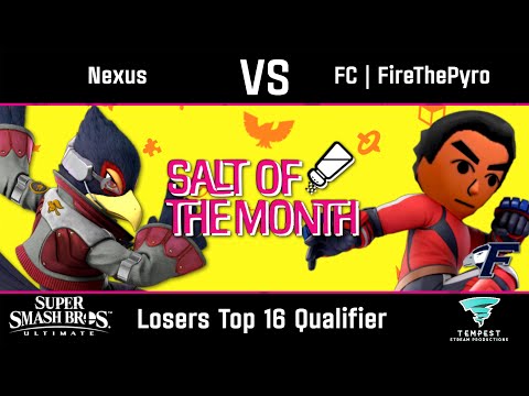Nexus (Falco) vs FC | FireThePyro (Mii Brawler) - Ultimate Losers Top 16 Qual - Salt of the Month #5