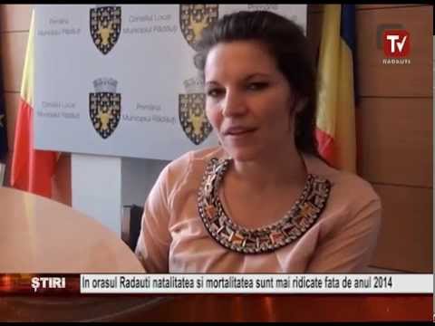 In orasul Radauti natalitatea si mortalitatea sunt mai ridicate fata de anul 2014