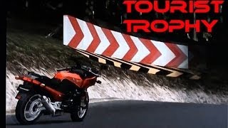 Tourist Trophy on PS2. Played badly with commentary.