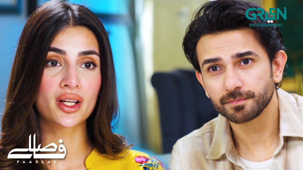 Tumhare Alfaz Mere Liye Ahemiyat Rakhte Hein | Faaslay | Ali Ansari - Saboor Aly | Green TV