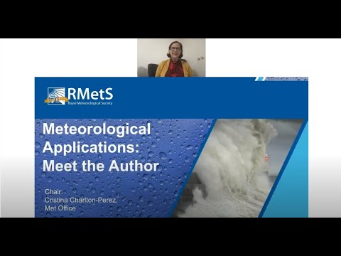 RMetS WEBINAR | Meteorological Applications: Meet the Author