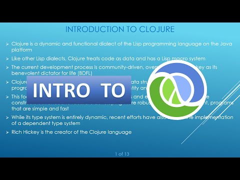 Introduction to Clojure |What is Clojure? | Features | Why Clojure? | Pros and cons of Clojure
