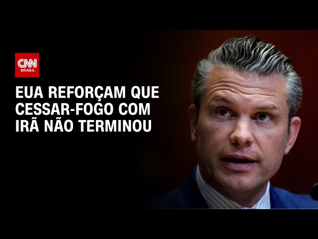 "Cessar-fogo não acabou", diz secretário de Trump | LIVE CNN