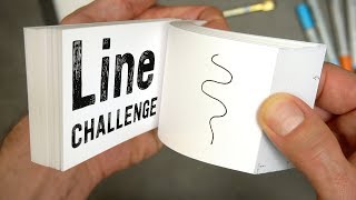 Flipbook LINE Challenge - What can I do with just a line?