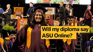 Do ASU Online degrees say online