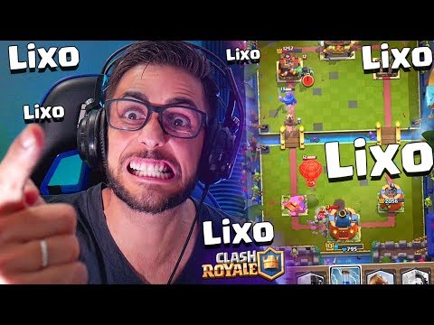 OS HATERS ME IRRITARAM MUITO JOGANDO CLASH ROYALE