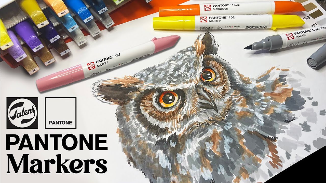 Talens Pantone Markers: First Impressions!