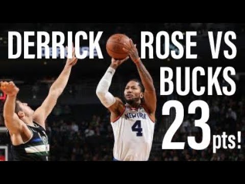 Derrick Rose DOMINATES vs Bucks | Full Game Highlights | 2021.11.05