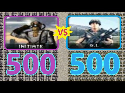 Initiates vs Gi's - Same Cost - Red Alert 2