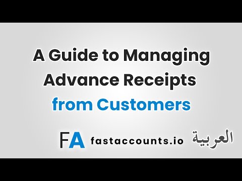 A Guide to Managing Advance Receipts from Customers-العربية