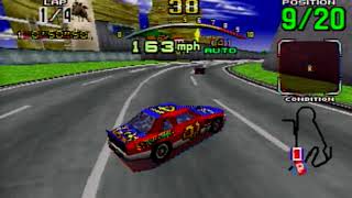 Daytona USA: Advanced Course (Sega Saturn) - Arcade Mode