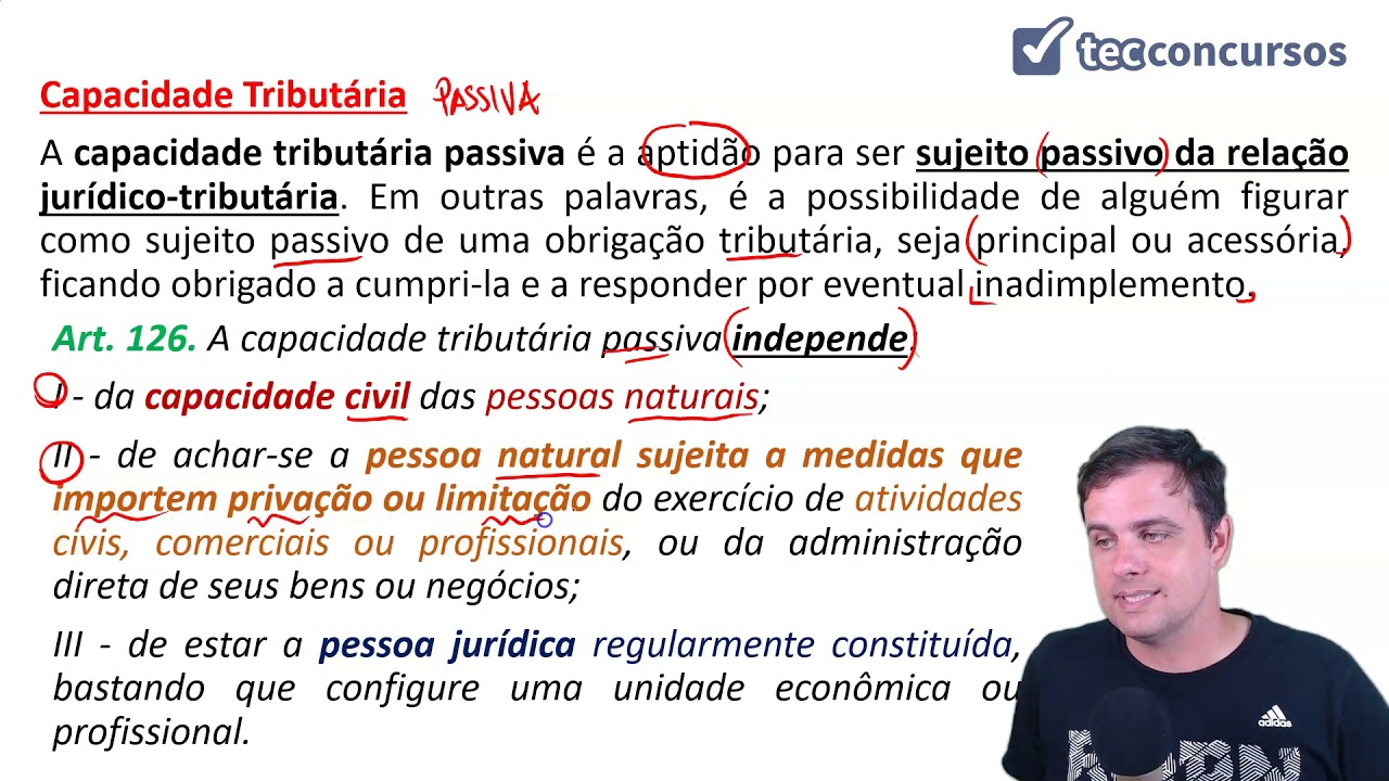 06.05. Aula Da Capacidade Tributária (Direito Tributário)