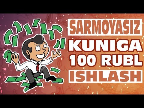 SARMOYASIZ KUNIGA 100 RUBL ISHLASH. PROMOVK