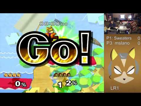 Justin Joe's Basement Bash 1 WS - Sweaters (Fox) vs. mslano (Peach, Ganon)