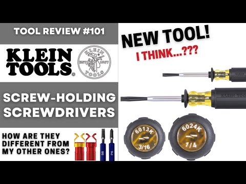 Klein Screw Holding Screwdrivers STOP Dropping those Screws! #tools #klein #maintenance #electrical
