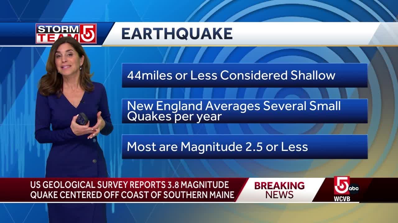 Earthquake rattles parts of Mass., New England