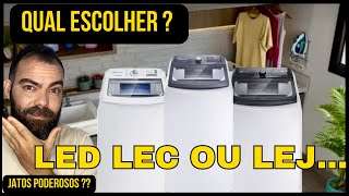 MÁQUINA DE LAVAR ELECTROLUX LED 14 LEC 14 OU LEJ 14 ? Saiba as diferenças !!! LEC15