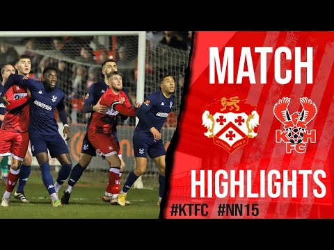 KTFC 0-1 Kidderminster Harriers - highlights - 25/01/2022