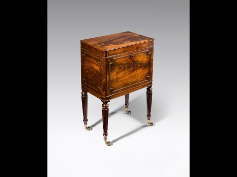 Early 19th century mahogany cellarette attributed to Gillows of Lancaster