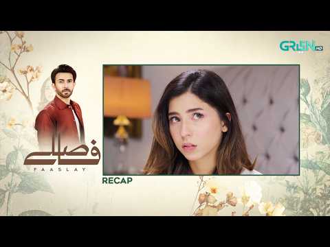 Recap - Faaslay Episode 38 | 1st March 2026 | Ali Ansari - Saboor Aly | Green TV Entertainment