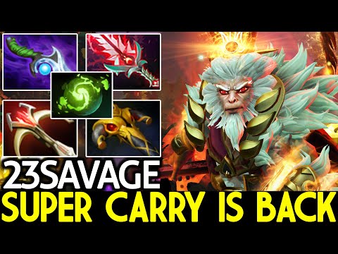 23SAVAGE [Monkey King] Super Carry is Back Overpower Build Dota 2