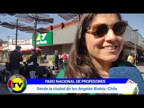 PARO NACIONAL DE PROFESORES DESDE LOS ANGELES BIOBIO