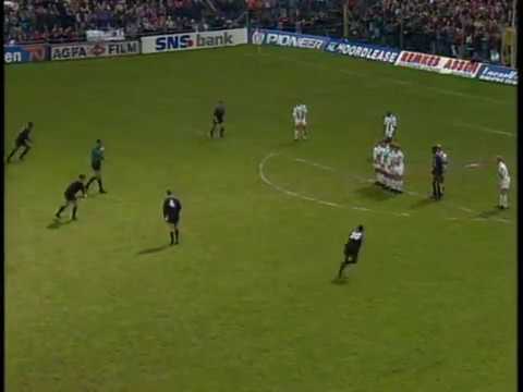 Goal! Frank de Boer. 16.04.1995. FC Groningen - Ajax