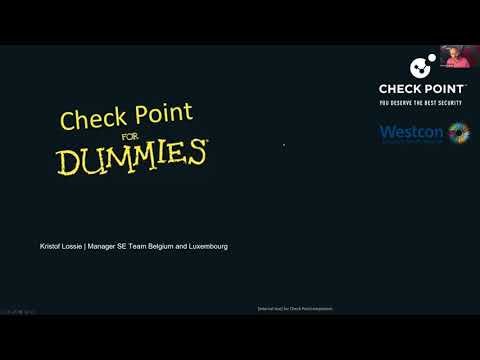Check Point for Dummies: Basic Product Solutions Training
