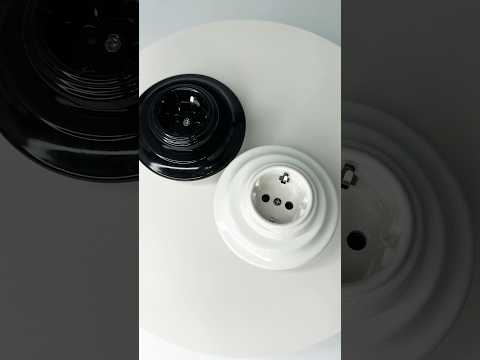 Ретро розетки Keruida прихованого монтажу з рамкою із заземленням