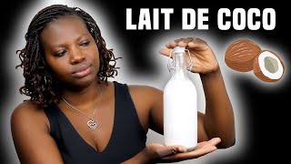 Comment faire du LAIT DE COCO Maison 🥥 avec des NOIX DE COCO Fraiches