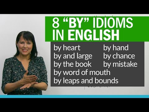 8 English Idioms to learn BY heart!