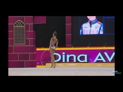 Dina Averina (RUS) Hoop Final - 37th FIG World Championships 2019 Baku