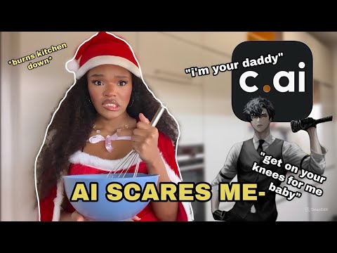 I CALLED A TOXIC AI MAFIA BOSS WHILE BAKING CHRISTMAS COOKIES