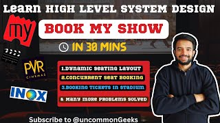 In 30 mins, Learn How to Create a Successful BookMyshow|Ticket Booking System