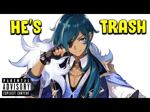 Trashing your favorite Genshin character for 3 minutes... Kaeya