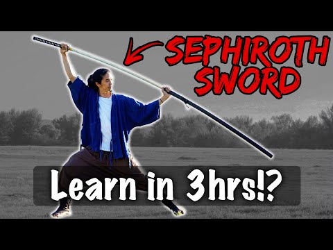 Training with FINAL FANTASY VII Sephiroth SWORD!?