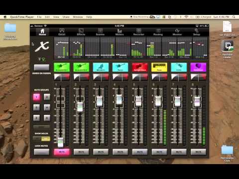 Behringer X32 - iPad Monitor Mixing - X32-Mix App