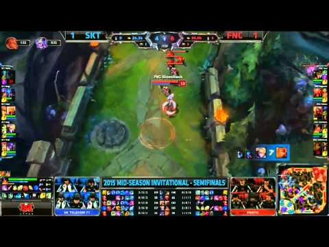 SK Telecom T1 vs Fnatic - SEMIFINALS Game 3 - HIGHLIGHTS - MSI 2015 - League of Legends