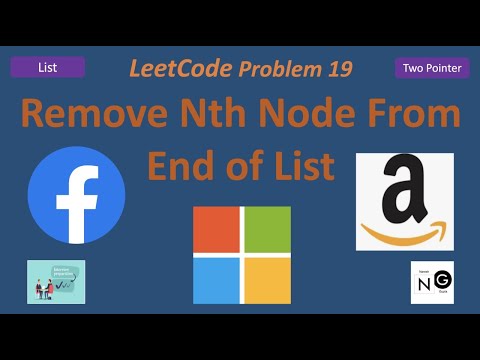 Remove Nth Node From End of List | LeetCode 19 | Two Pointer | Facebook | List