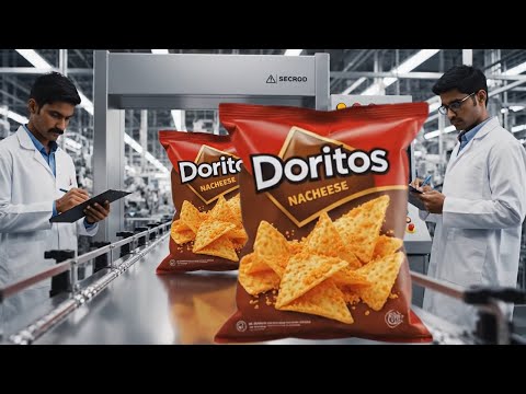 INSIDE THE DORITOS NACHO CHEESE FACTORY - The Complete Production Journey