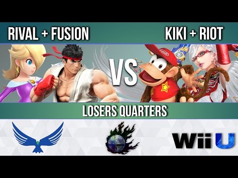 EagleLAN 2017 - Rival + Fusion vs. Kiki + Riot - Losers Quarters - Smash Wii U