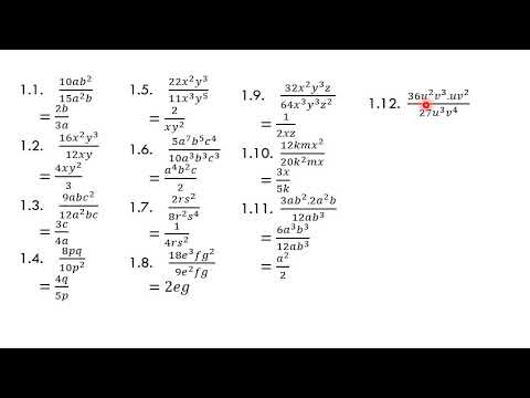 Graad 9 Werkkaart 7 Vraag 1 memorandum 14 Mei