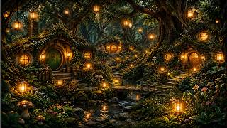 Magical Forest Music | Enchanted Fairy Village Ambience for Relaxing, Studying & Deep Sleep