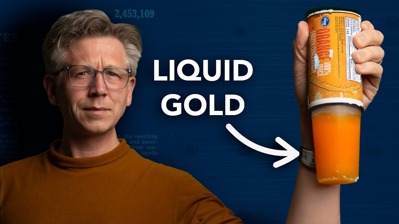 Frozen orange juice is actually super weird