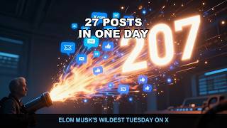 Elon Posted 27 Times on June 30th — His Wildest Tuesday on X Yet