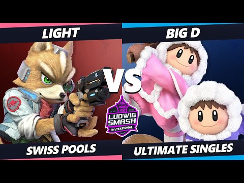 Ludwig Invitational - Light (Fox) Vs. Big D (Ice Climbers) SSBU Ultimate Tournament